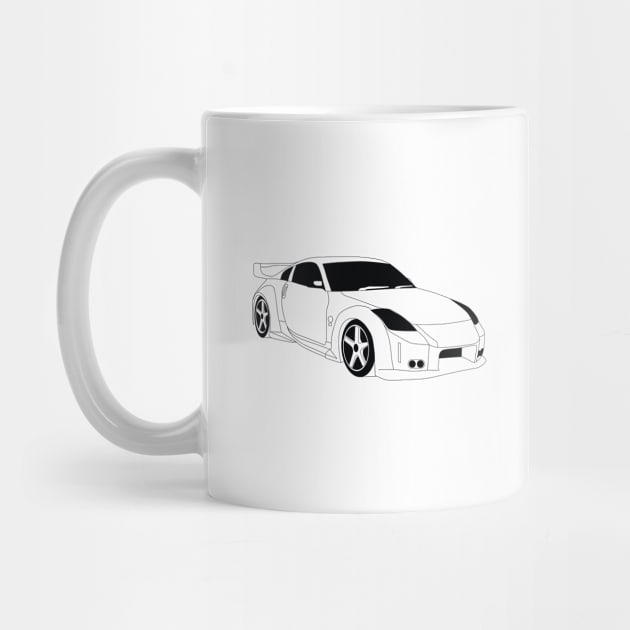 FF Nissan Fairlady Black Outline by kindacoolbutnotreally